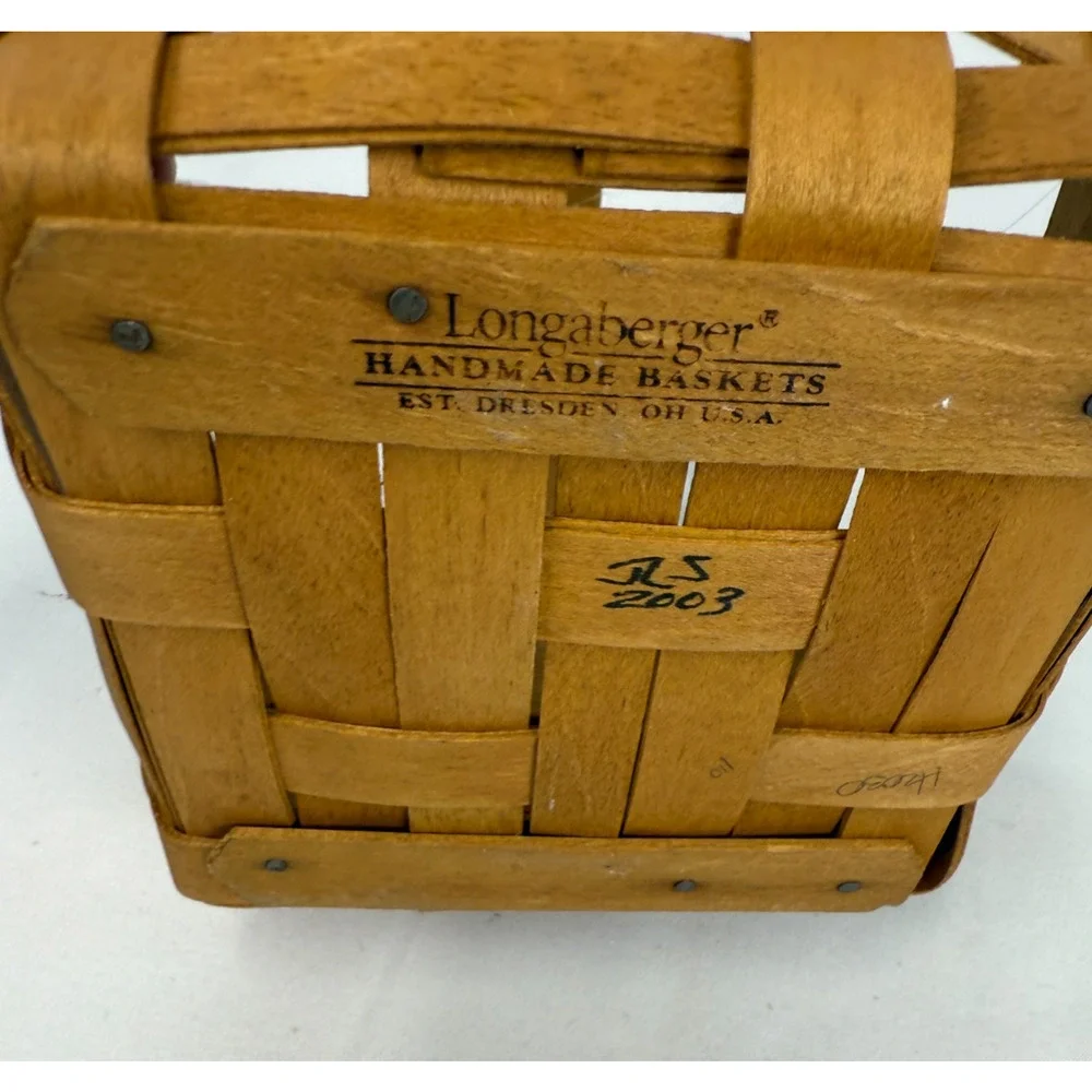 2003 Longaberger Tarragon Basket – 5.5